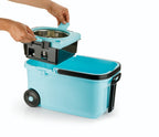 360° Spin Mop with bucket and microfiber mop heads for efficient floor cleaning