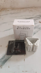 Strong adhesive backing of the wall mounted broom holder for easy installation.