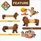 Kids novelty lion spring toy designed as a stress relief fidget