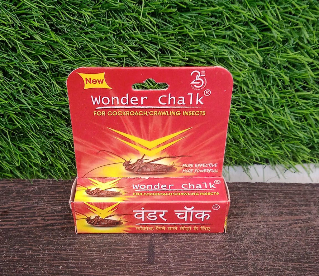 Close-up of Grow Vanta's cockroach repellent chalk.