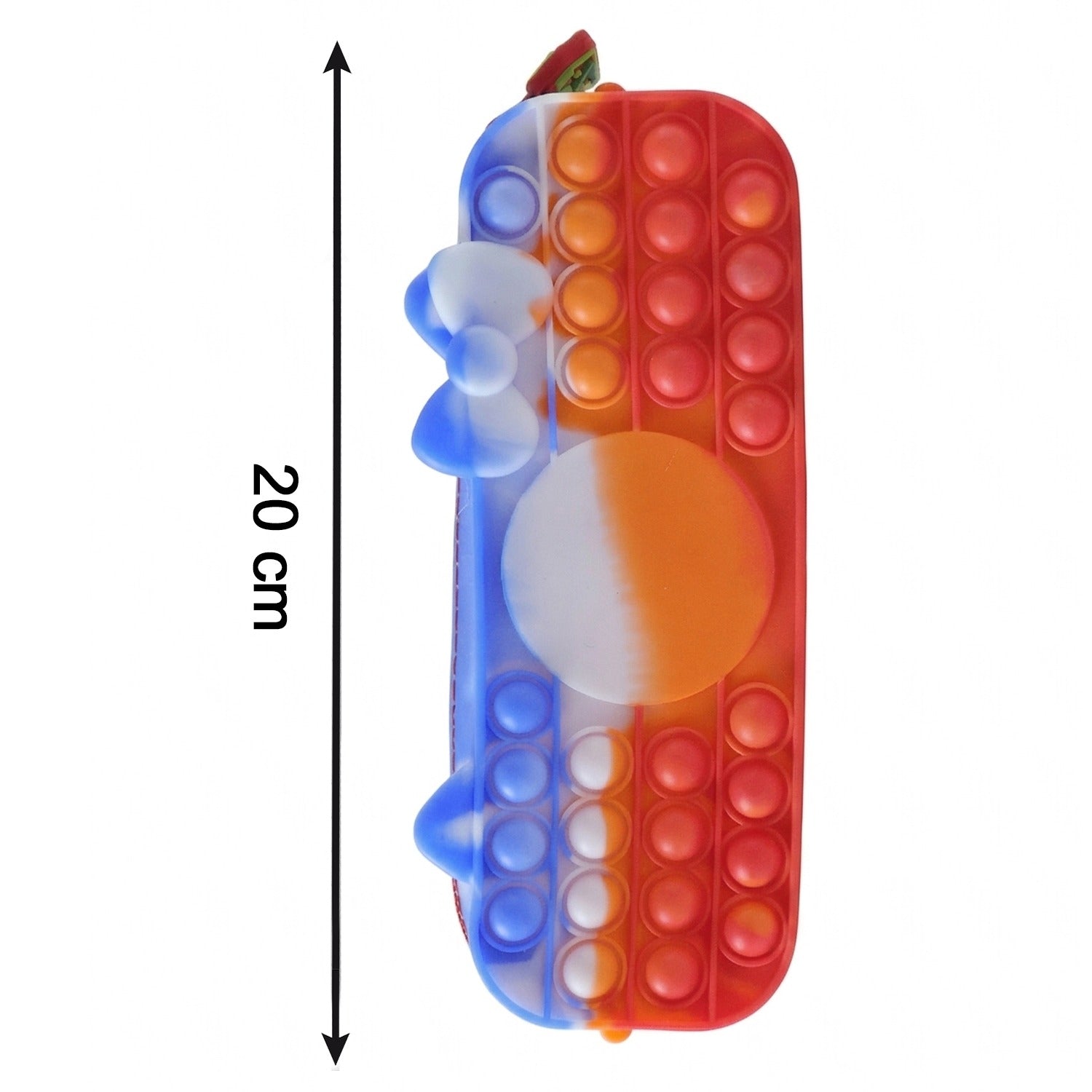 Durable multifunction silicone pop it pencil pouch