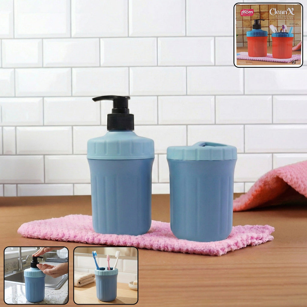 Multipurpose soap dispenser with compact design for kitchen and bathroom