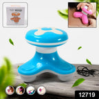 Compact portable massager fitting comfortably in hand for easy use.