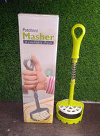Manual potato masher with its packaging, ready for use in any Indian kitchen.