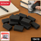 Collectible fancy eraser set with colorful mix designs