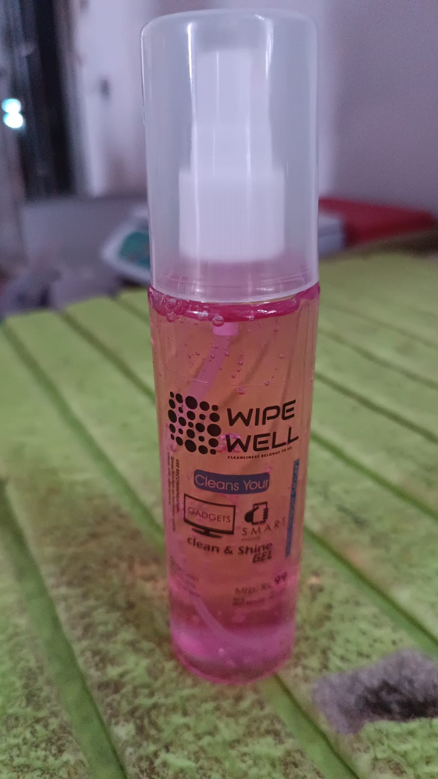 PHOBIA Screen Cleaner Gel 100ml bottle with its spray applicator.