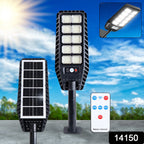 All-in-one solar LED street light ideal for garden and pathway illumination
