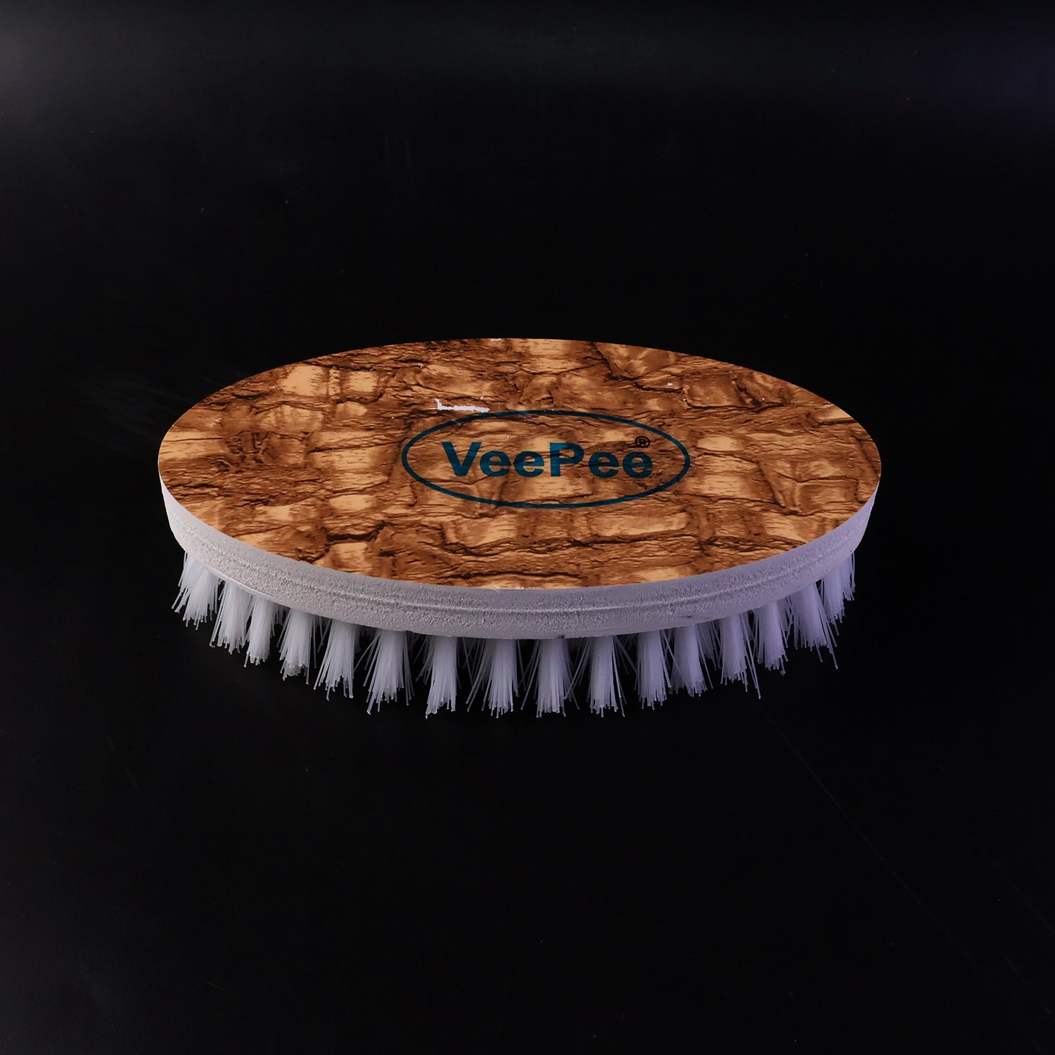 Diamond Cloth Washing Brush with printed top surface and contoured grip for comfortable handling.