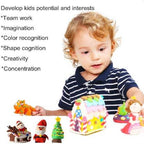 Set of five non-toxic dough clay pots, perfect for developing fine motor skills.