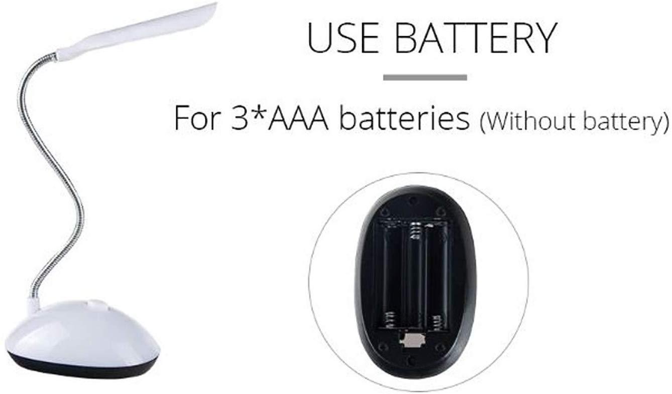 Ergonomic portable LED reading light providing even illumination.
