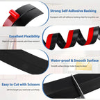 Self-adhesive silicone door seal strip ideal for sealing door gaps