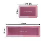 Decorative kitchen mats for daily use and safety