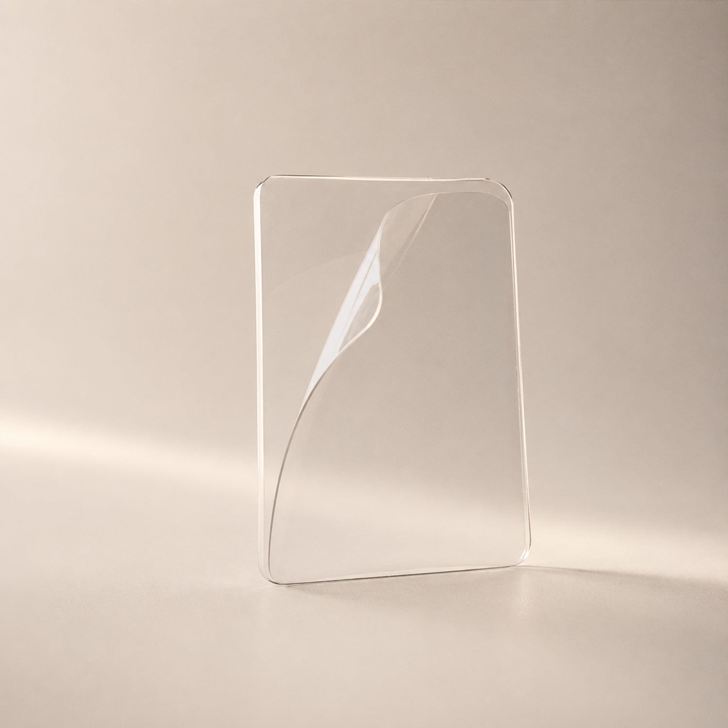White background showing transparent double side adhesive gel pads