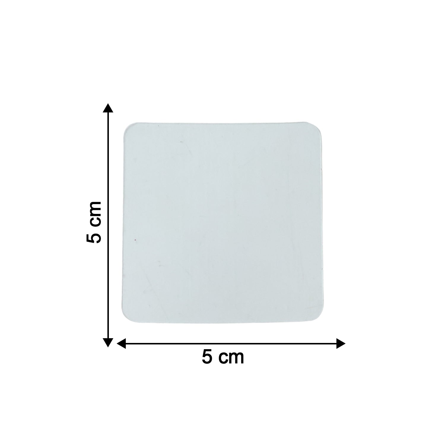 Size 48x48mm marking on double side adhesive pads