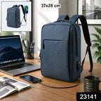 Stylish travel backpack with secure anti-theft design and laptop storage