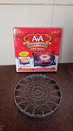 Detailed view of the grid pattern on the stainless steel Chota Tandoor Grill jalli.