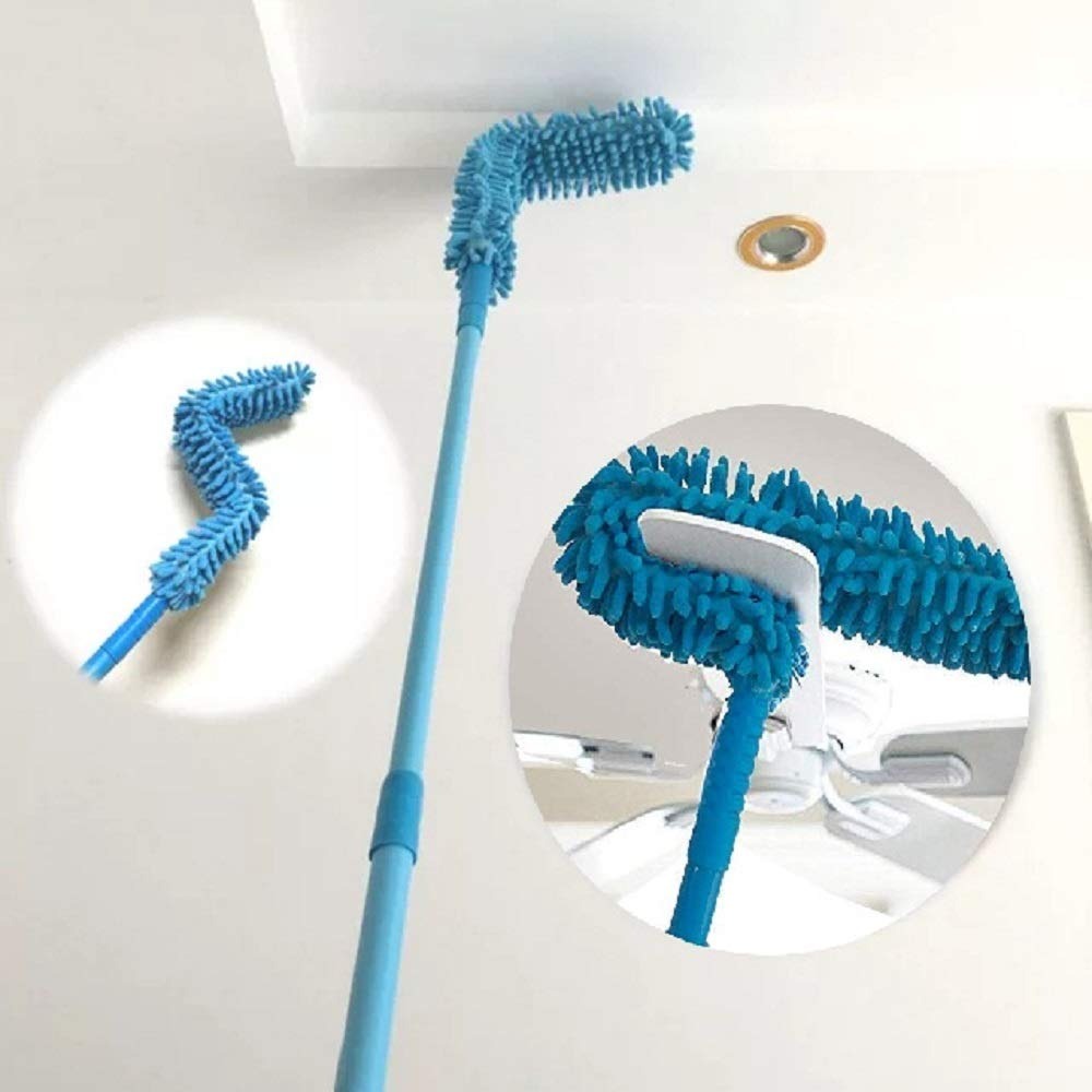 Microfiber Fan Duster with a foldable head for easy storage and cleaning.