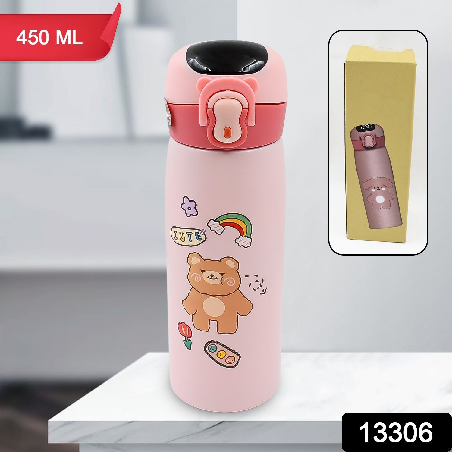 A person holding the portable smart water bottle, ready for a workout at the gym.