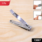 Using stainless steel toenail clipper for precise trimming