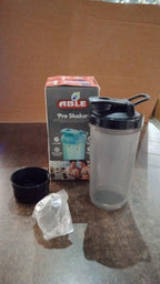 Gym Shaker Bottle shown in a fitness setting, ready for your workout.