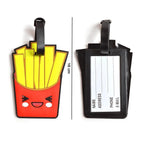 Cute fries suitcase tag for easy luggage spotting