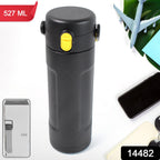 Close-up of ThermaLock insulated water bottle feature for temperature retention