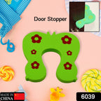 Child door safety device, an animal door stopper preventing door slams.