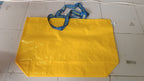 Multi-angle views of the large eco-friendly reusable shopping tote bag