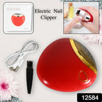 Close-up of electric nail clipper's precision cutting head ensuring safe trimming