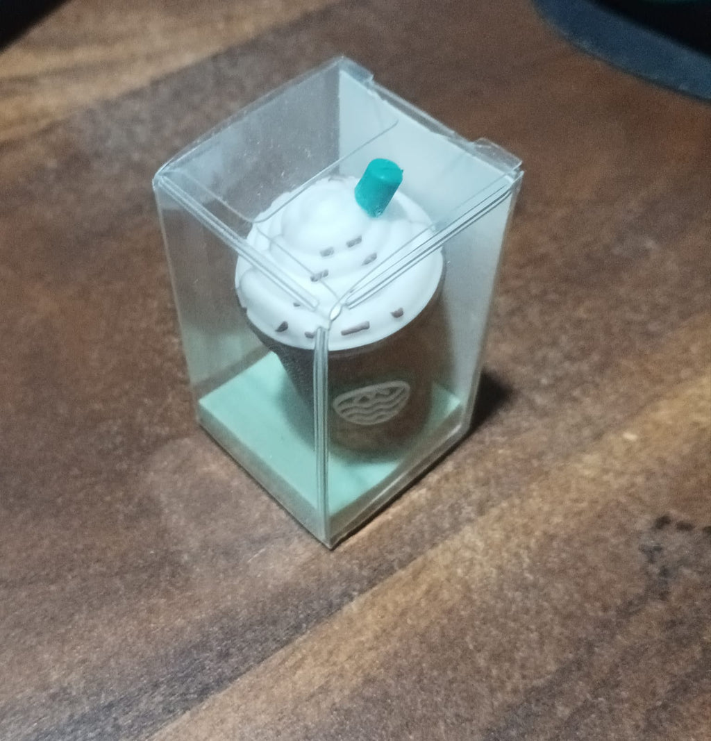 Rear view of the 2-in-1 coffee ice cream pencil sharpener.