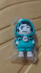 Colorful cartoon character keychain ideal for backpacks or keys