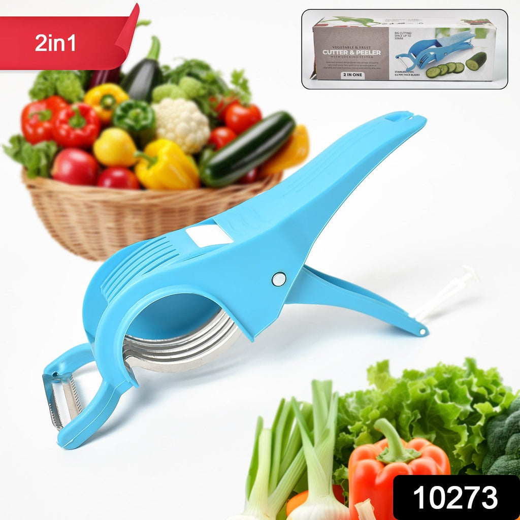 Hands using the multi-functional vegetable cutter to slice carrots quickly in a kitchen.