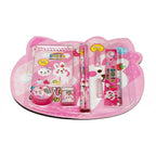 All components of the Kids Stationery Set laid out neatly, showcasing the complete school pack.