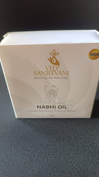 30ml glass bottle of Nabhi Oil for sleep and stress relief