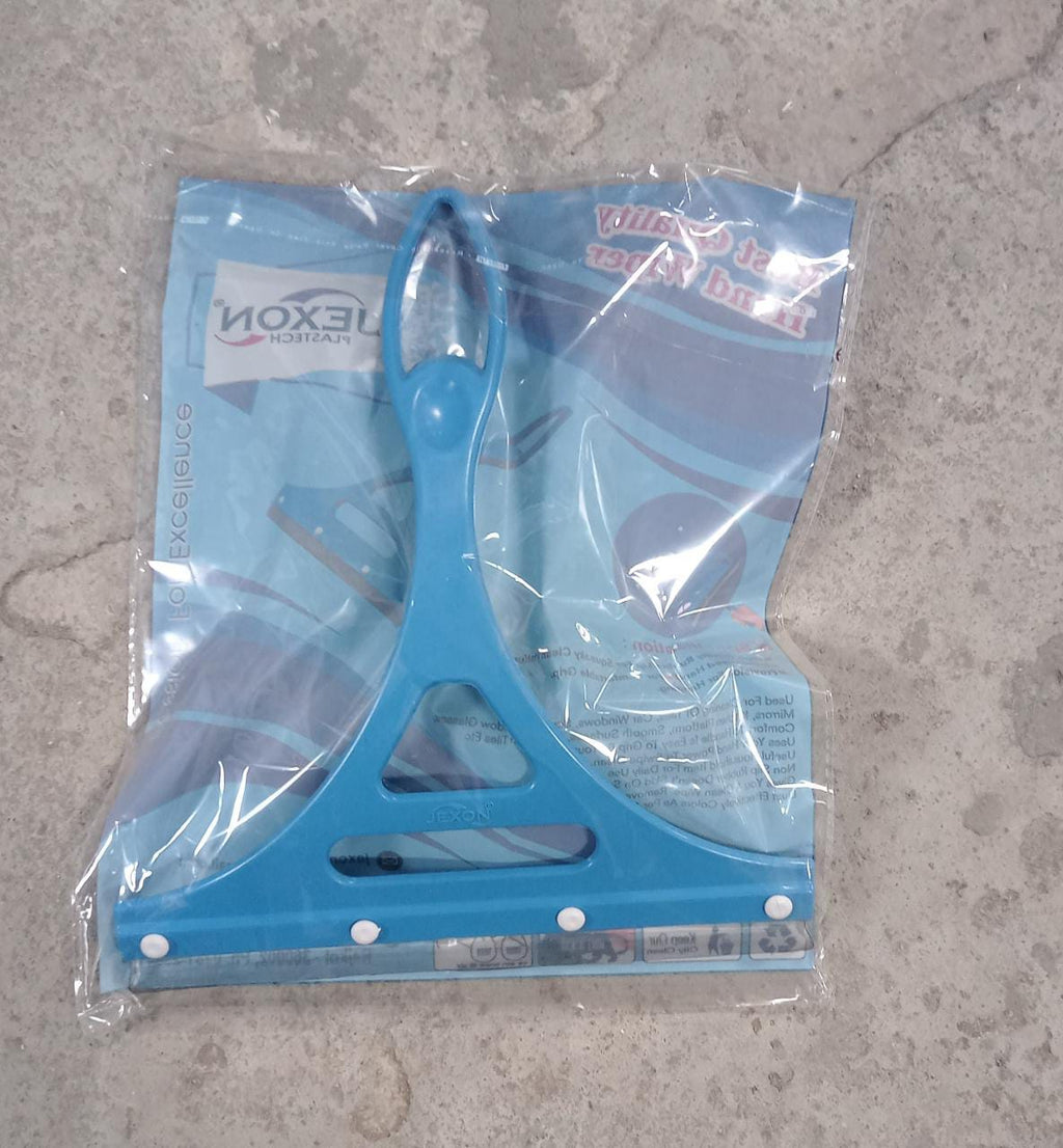 Durable plastic glass and kitchen wipers in vibrant colors for effective cleaning.