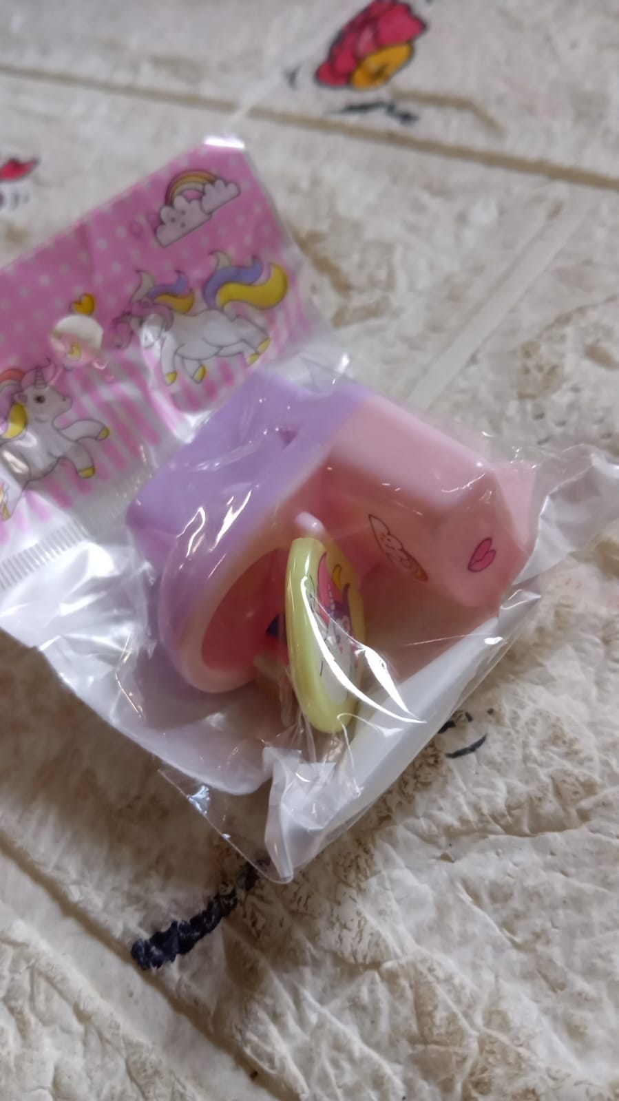 Playful toilet-shaped sharpener with an eraser, perfect for a desk.