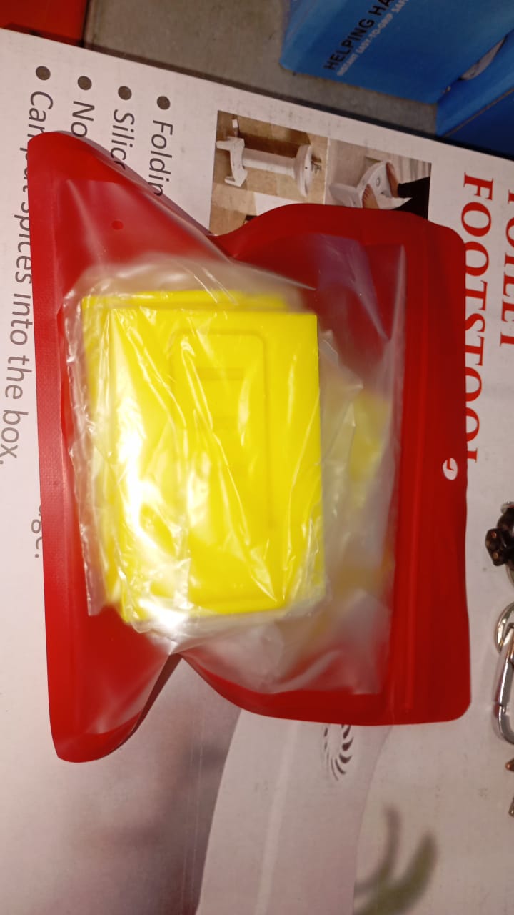 Plastic mobile phone stand set shown in mixed colors for home and office