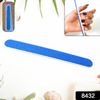 Close-up of double sided professional nail file edges for smooth nail shaping