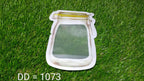 Empty 150ml reusable food storage pouch, showcasing its clear design.