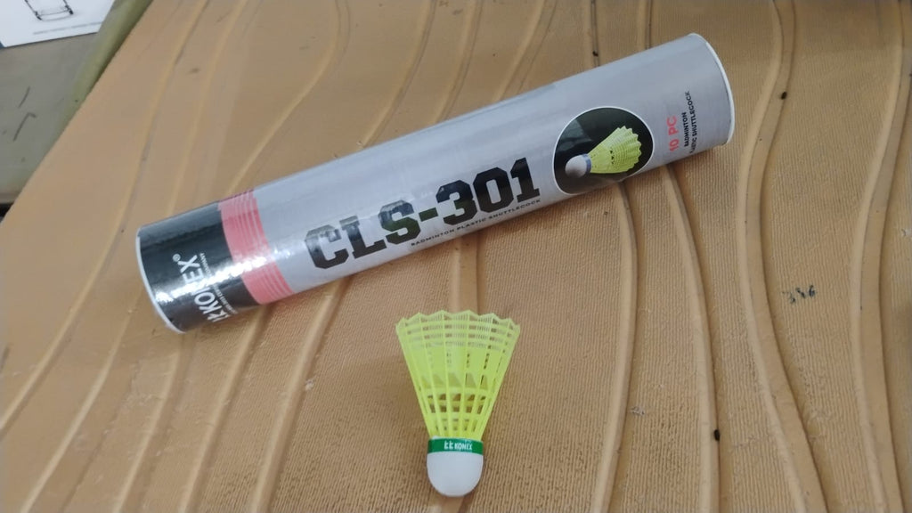 Bulk packaging of Konex badminton shuttlecock set for sports players