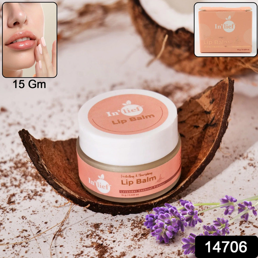 In'lief moisturizing lip balm providing natural lip care and hydration