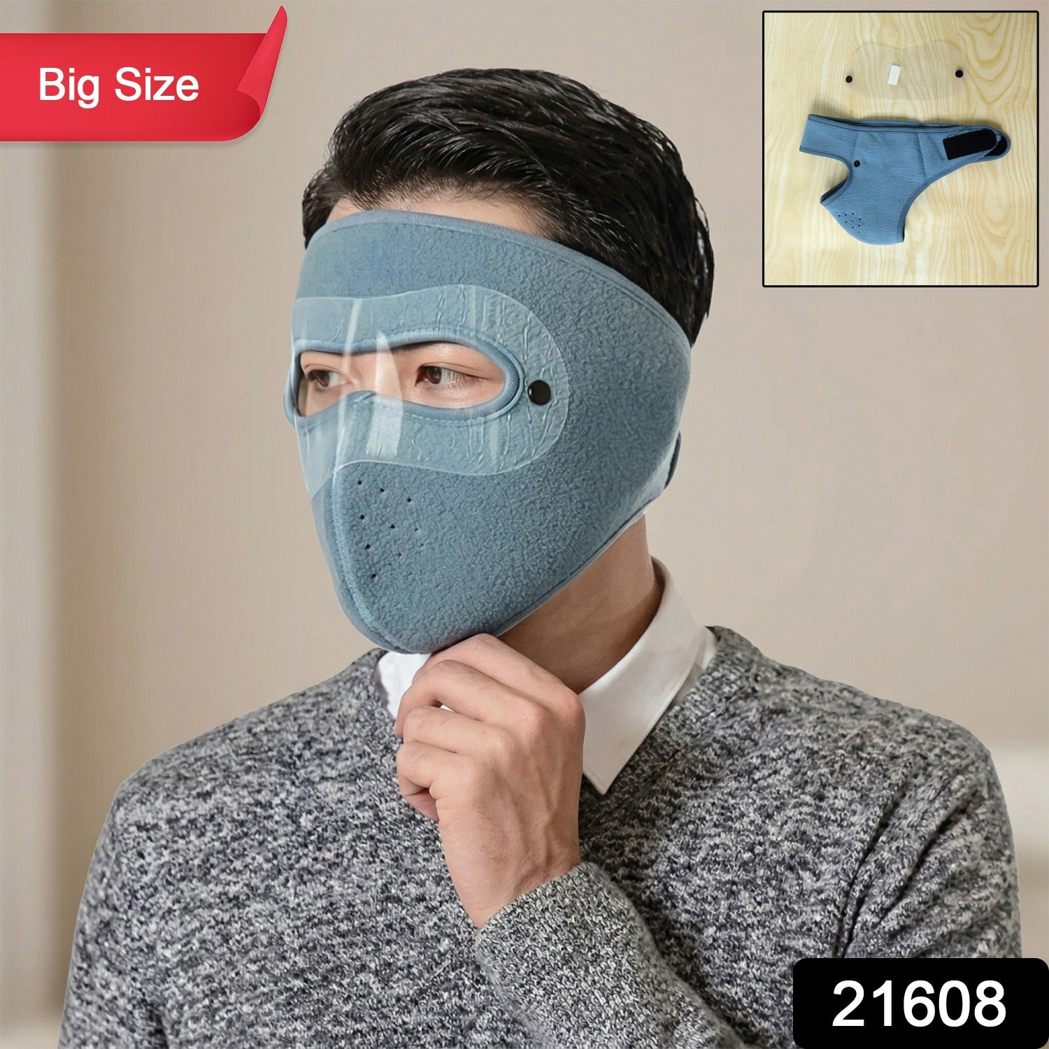 Winter mask with eye shield designed for outdoor protection