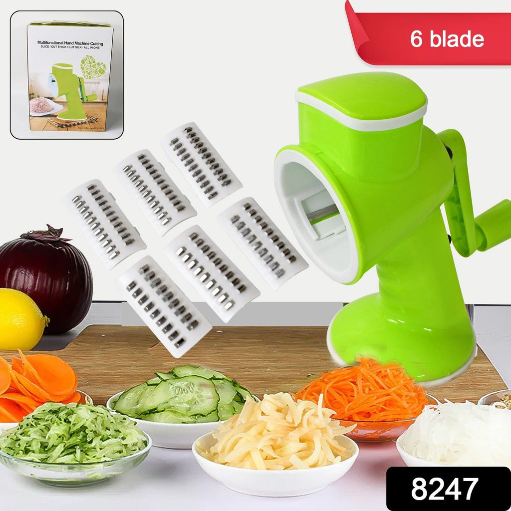 Set of sharp, removable stainless steel blades for the Quickslice vegetable cutter.