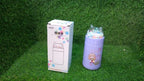 The complete stylish glass water bottle for children, ready for daily hydration.
