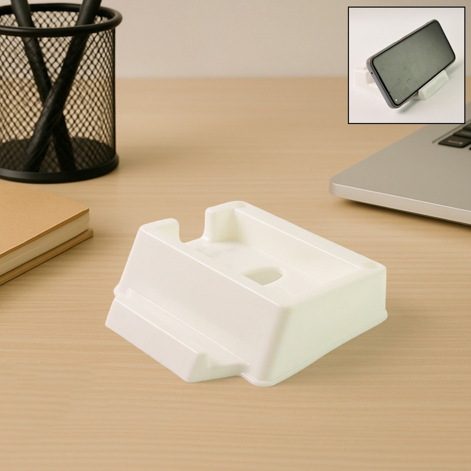 Wall-mounted organizer for mobile and remote control
