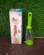 Promotional shot of the Quickslice Smart Vegetable Peeler, highlighting its features.