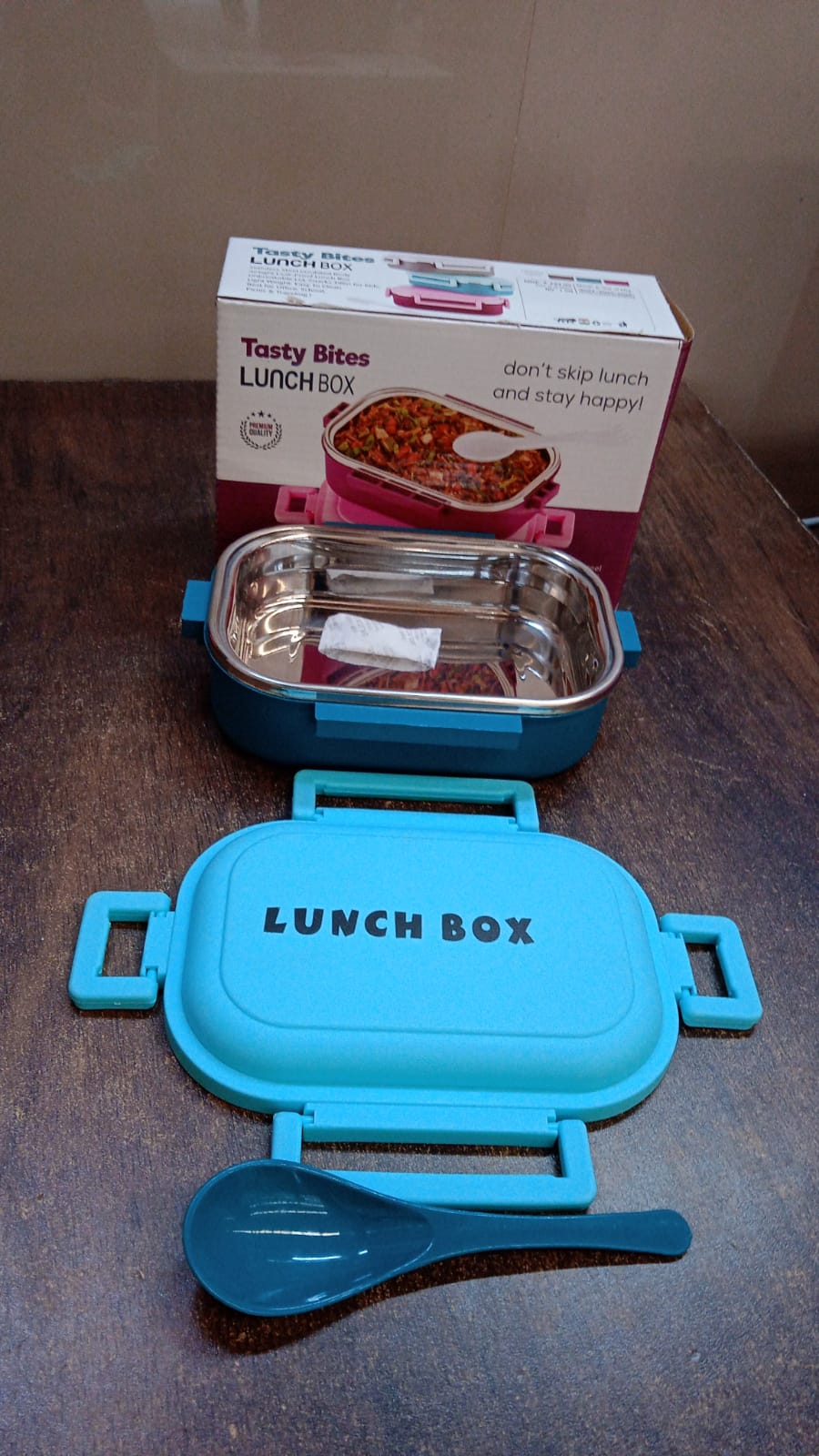 Lunchie Bunchie stainless steel lunch box set packaging and branding