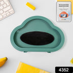 The green waterproof phone holder showcasing its flexible 360-degree rotation feature.