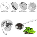 A modern steeping ball tea filter, ensuring a clean and enjoyable tea experience.