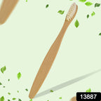 Close-up image showing ultra soft bamboo-infused bristles of the toothbrush